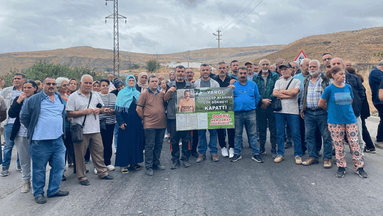 Çiğlilerden Harmandalı'da geçici depolamaya tepki
