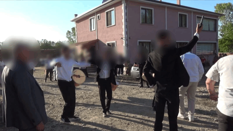 Düğünde havaya ateş açıldı; 1 yaralı, 8 gözaltı