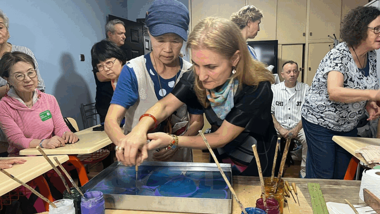 Ebru sanatıyla renklenen Türk-Japon dostluğu