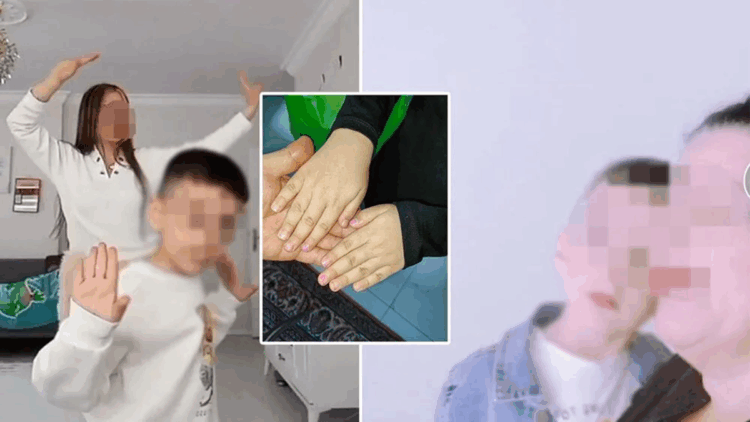 Ellerine oje sürdüğü oğlunu TikTok'ta dans ettirdi, baba velayet davası açtı