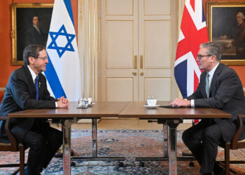 Keir Starmer İsrail Cumhurbaşkanı ile bir araya geldi