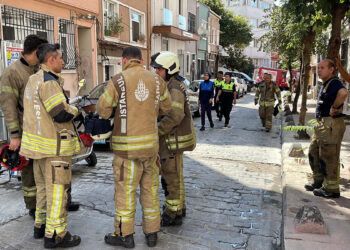Beyoğlu'nda inşaatta göçük
