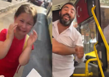 Kağıthane'de İETT otobüsünde karekod kavgas