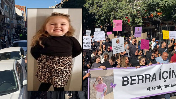 Kreş havuzunda boğulma tehlikesi geçirip hastanede ölen Berra için ‘adalet yürüyüşü’