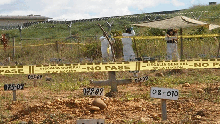 Kolombiya'da gizli mezarlarda 22 ceset bulundu