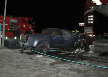 Manisa'da 5 kişinin öldüğü kaza kamerada