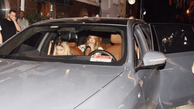 Manken Şevval Şahin'in bindiği araçtaki yazı sahte çıktı