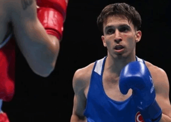 Milli boksör Samet Gümüş, çeyrek finalde elendi