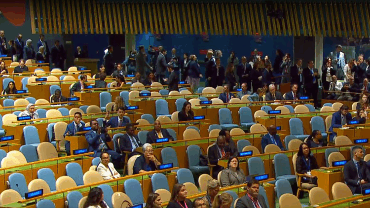 Netanyahu, BM Genel Kurulu'ndaki konuşması sırasında protesto edildi