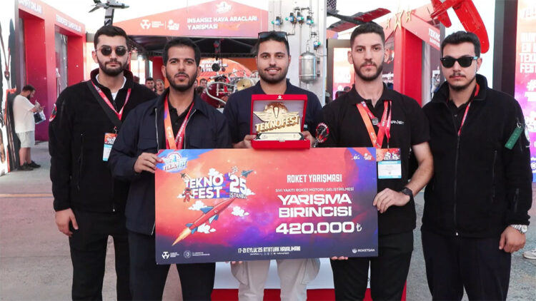 B3 Sıvı Yakıtlı Roket Motoru Yarışması'nın birincisi belli oldu