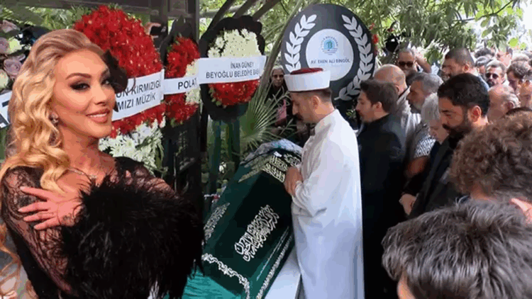 Şarkıcı Güllü son yolculuğuna uğurlandı