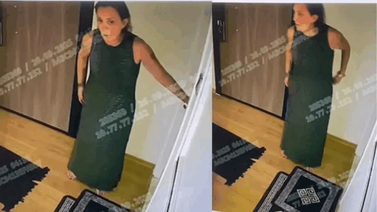 Şarkıcı Güllü'nün balkondan düşmeden önceki görüntüsü ortaya çıktı