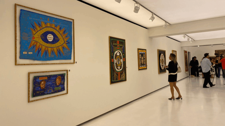 Seda Gazioğlu’nun 'Kitab-ı Nazar' sergisi sanatseverle buluştu