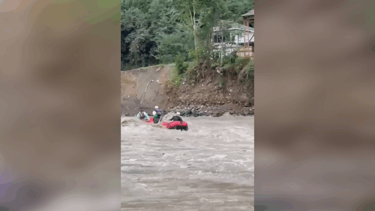 Sel afetinin yaşandığı gün rafting yapanlara ceza