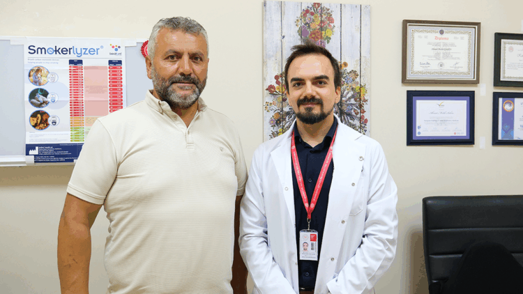 Sigara bırakma polikliniği desteğiyle sigarayı bıraktı