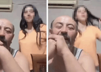 Sosyal medya yayınında kızını dans ettiren baba tutuklandı