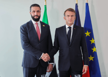 Suriye Cumhurbaşkanı Şara, Fransa Cumhurbaşkanı Macron ile görüştü