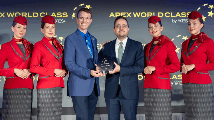 THY, 5’nci kez APEX World Class ödülüne layık görüldü