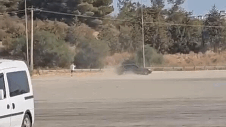 Urla'da drift yapan sürücüye ceza