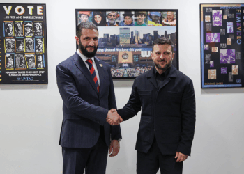 Zelenskiy ile Ahmed Şara ile bir araya geldi