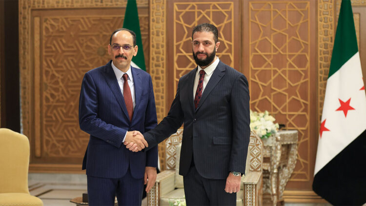 İbrahim Kalın Suriye Cumhurbaşkanı tarafından kabul edildi