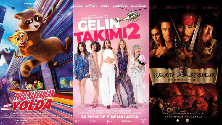 Vizyondaki filmler 24-31 Ekim 2025