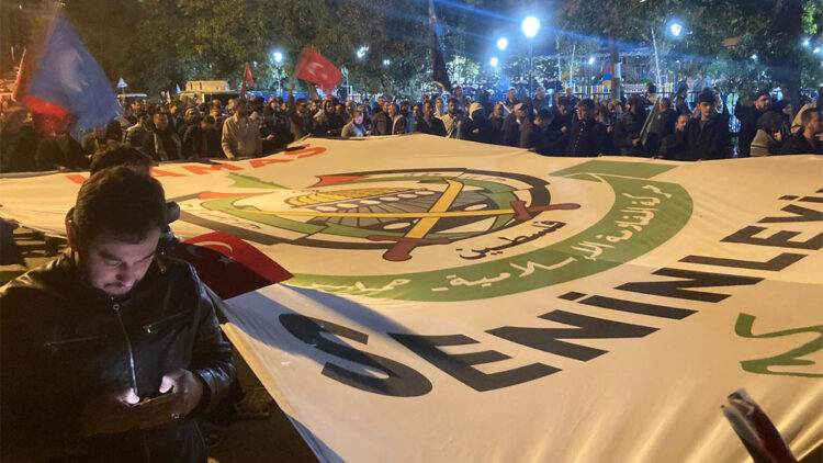 ABD Büyükelçiliği önünde Sumud Filosu eylemi