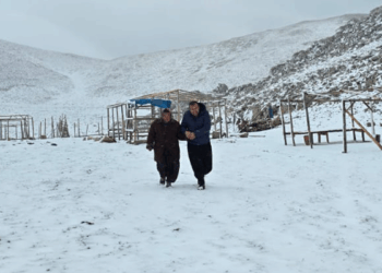 Adana'nın yüksek kesimlerinde kar yağdı