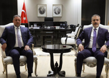 Bakan Fidan, Irak Egemenlik İttifakı Lideri Hançer’i kabul etti