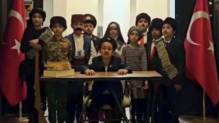 Bilim ve Sanat Merkezi öğrencileri, kahramanları canlandırdı