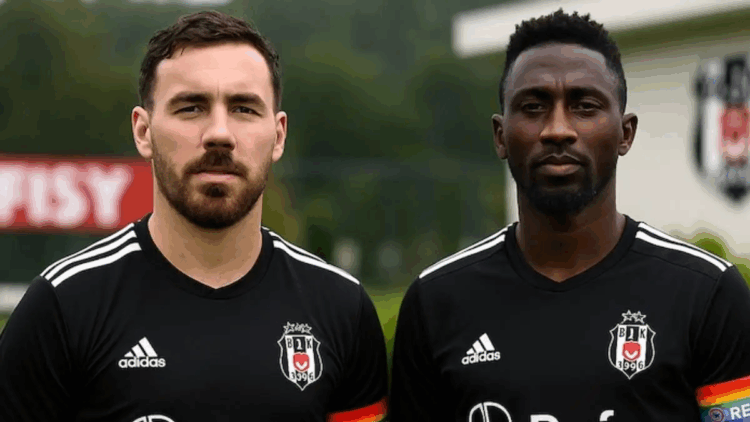 Beşiktaş'ta yeni kaptanlar Orkun Kökçü ve Wilfred Ndidi oldu