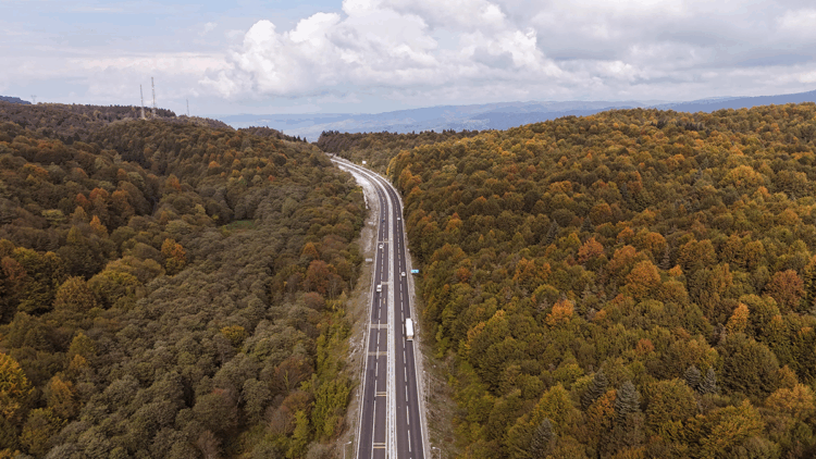 Bolu Dağı'nda sonbahar güzelliği