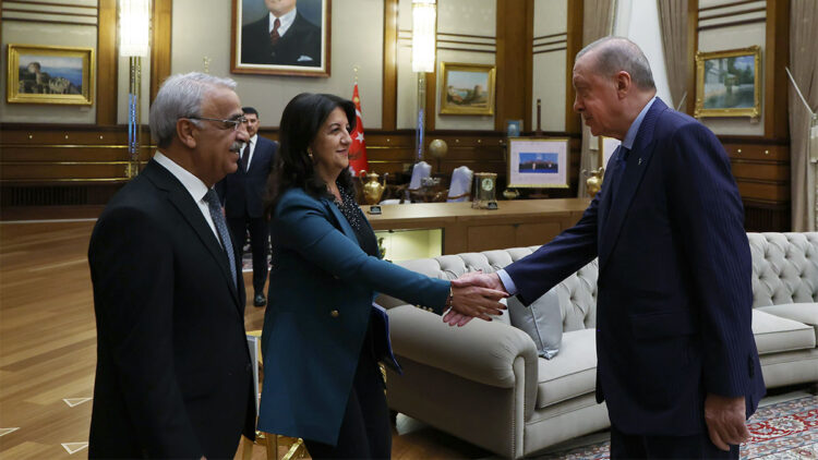 Cumhurbaşkanı Erdoğan DEM Parti heyetini kabul etti