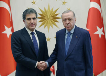 Erdoğan Irak Kürt Bölgesel Yönetimi Başkanı'nı kabul etti