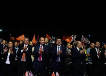 Cevdet Yılmaz, Ulusal Birlik Partisi'nin Resepsiyonu'na katıldı