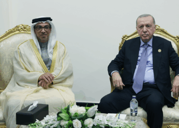 Cumhurbaşkanı Erdoğan, BAE Veliaht Prensi ile görüştü