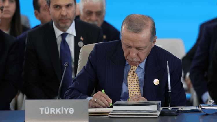 Cumhurbaşkanı Erdoğan, Gebele Zirve Bildirisi'ni imzaladı