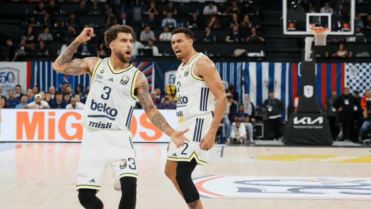 EuroLeague’deki Türk derbisinde kazanan Fenerbahçe Beko 