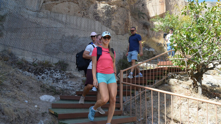 Ihlara Vadisi'nde sonbahar yoğunluğu
