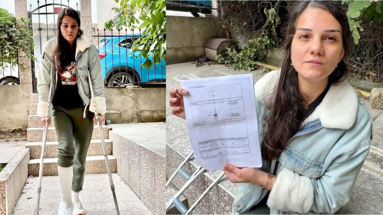 Avcılar'da yayanın çarptığı motosiklet sürücüsünün bacağı kırıldı