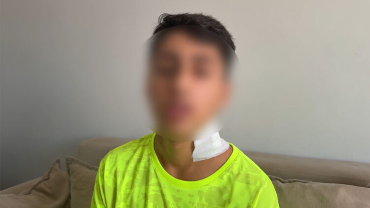 Boynundan bıçaklanan çocuk: 'Katliam yapacağım' demiş