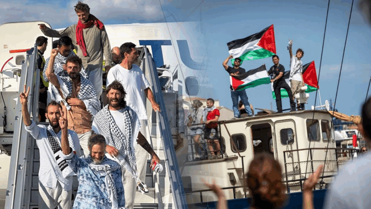 İsrail'in alıkoyduğu 14 Türk vatandaşı Ürdün'e geçti