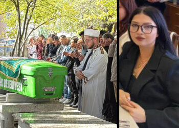 Motosiklet kazasında ölen Hilal, defnedildi
