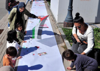 Kars ve Iğdır'da ‘Filistinli çocuklar için çiz’ etkinliği