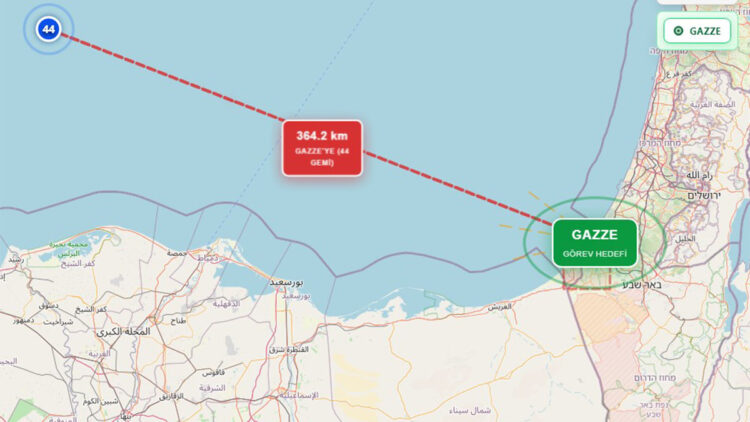 Küresel Sumud Filosu Yüksek riskli bölgeye girdi