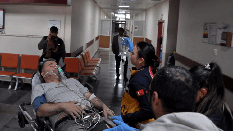 Kars'ta hastanede deprem tatbikatı