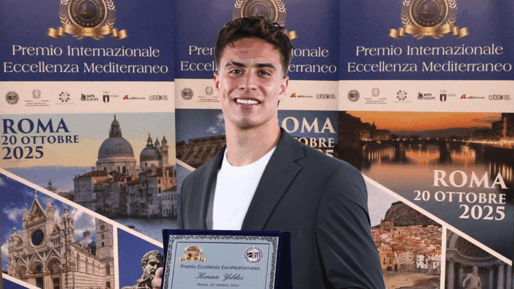 Kenan Yıldız’a İtalya’da Akdeniz Mükemmeliyet Ödülü