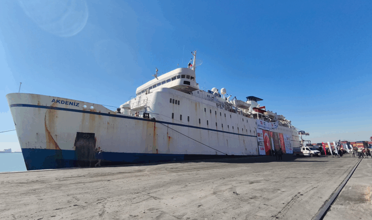 Mersin'den Gazze'ye 17'nci İyilik Gemisi yola çıktı