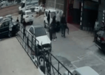 Oto boyama atölyesine silahla saldırının görüntüleri ortaya çıktı; 3 gözaltı