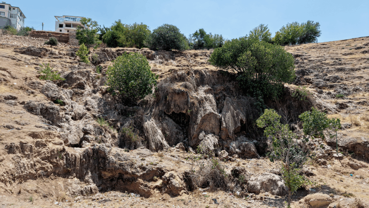 Sakcagözü Şelalesi tamamen kurudu